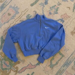 Nike Light Blue half zip